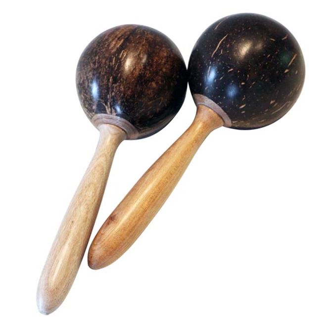Hovedbilde Afroton AKMR-19 Coconut Maracas, round (par)
