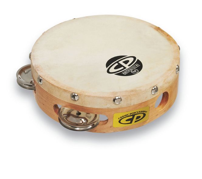 Hovedbilde Latin Percussion Tamburin CP376 i Tre m/skinn