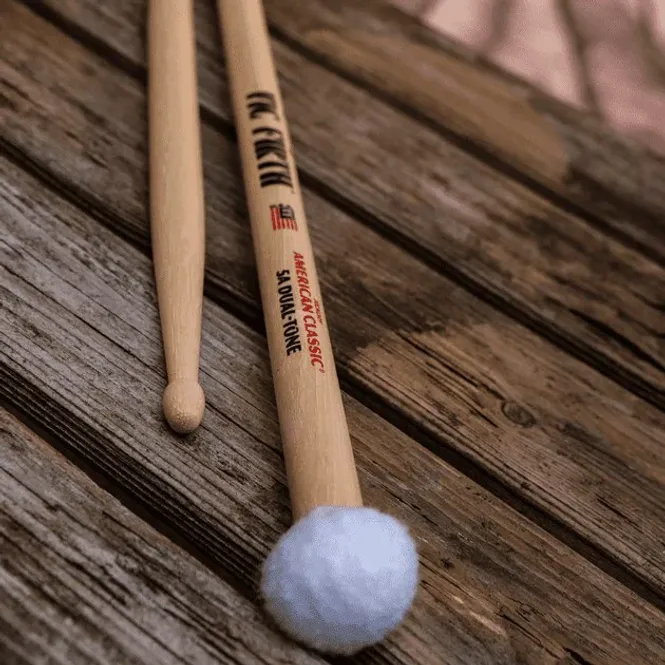 Hovedbilde Vic Firth 5ADT Dual Tone 5A Kombistikker/Mallets