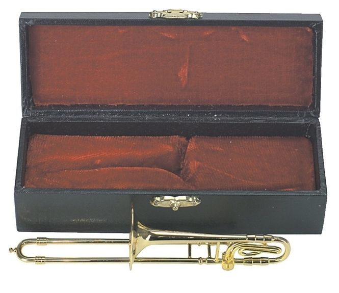 Hovedbilde GEWA 980.592. Miniatyr Trombone i Messing med ...