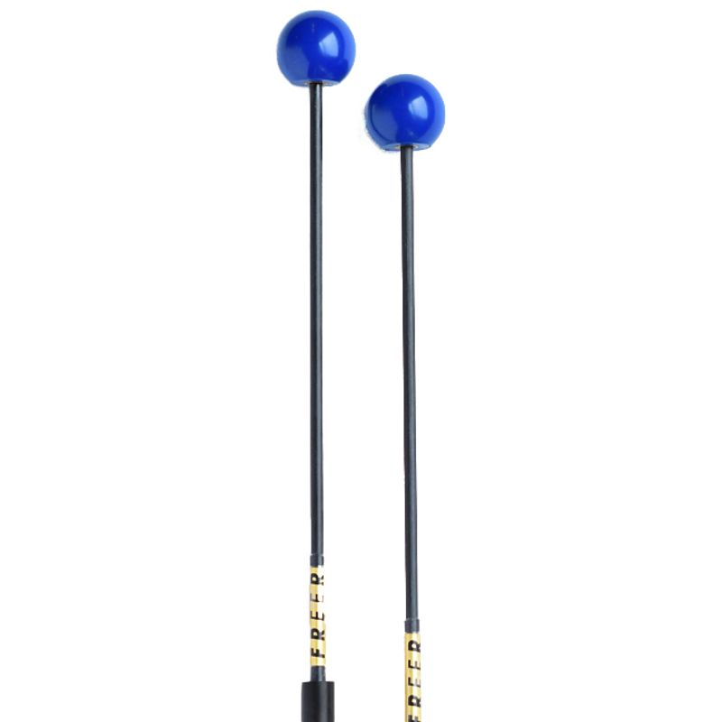 Freer Percussion KBLF Klokkespill Mallets, Blue Bakelite Ball