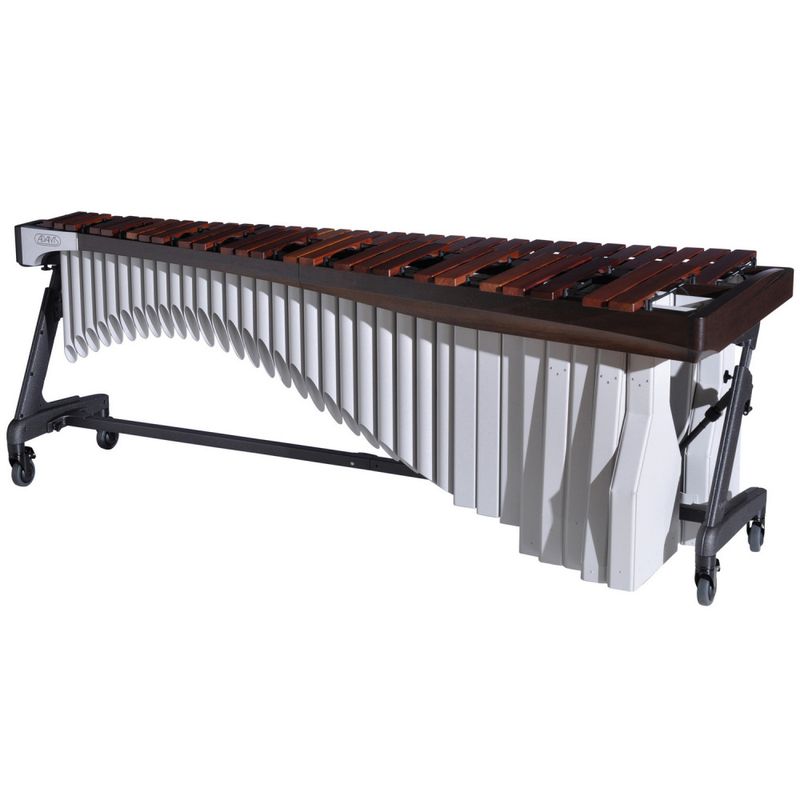 Marimba Adams Artist Alpha MAHA50-44, 5 Octave, C2-C7, 72-40mm Rosewood Bars, Apex Frame, 44 Espresso/Titanium Silver