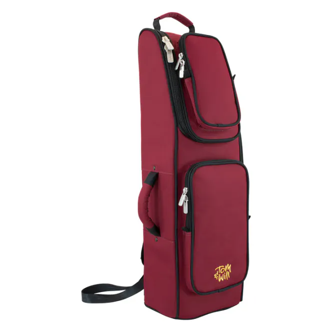 Hovedbilde Tom & Will fagott gigbag ~ Burgunder med grått ...