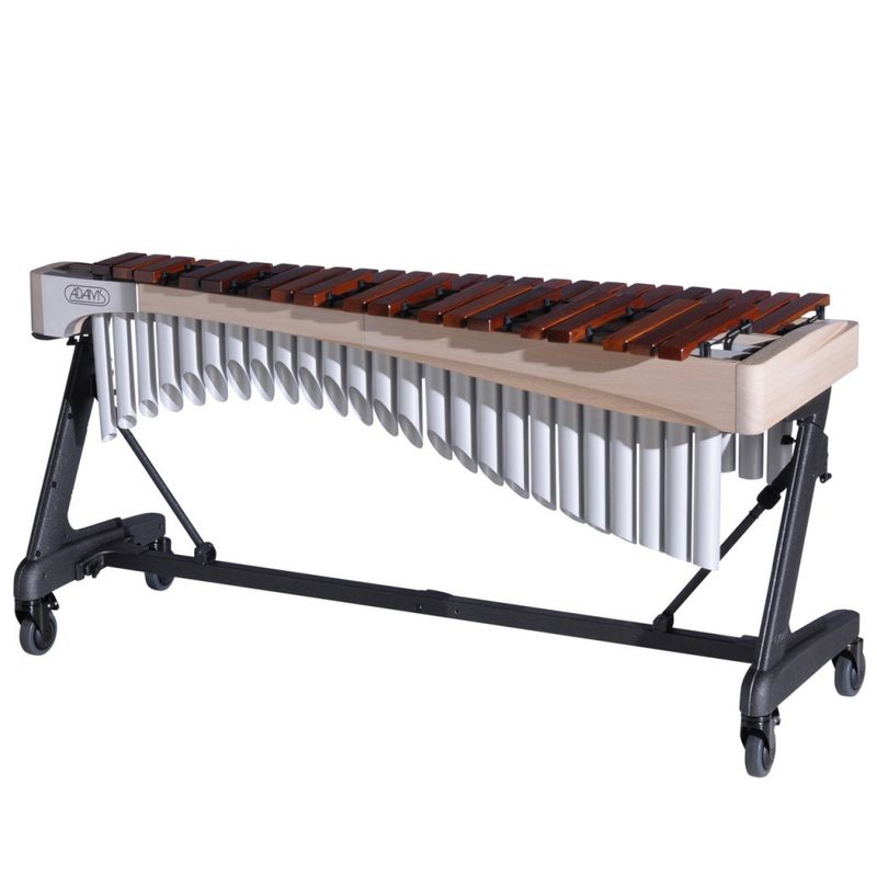 Xylofon Adams Artist Alpha XAHA35-34, 3,5 Octave, F4-C8, 48mm Rosewood Bars, Apex Frame, Quint Tuned, 34 Whitewash/Titanium Silver