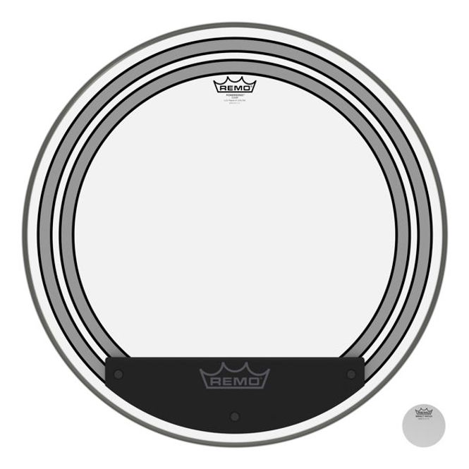 Hovedbilde Remo Powersonic Clear 20'' Basstrommeskinn
