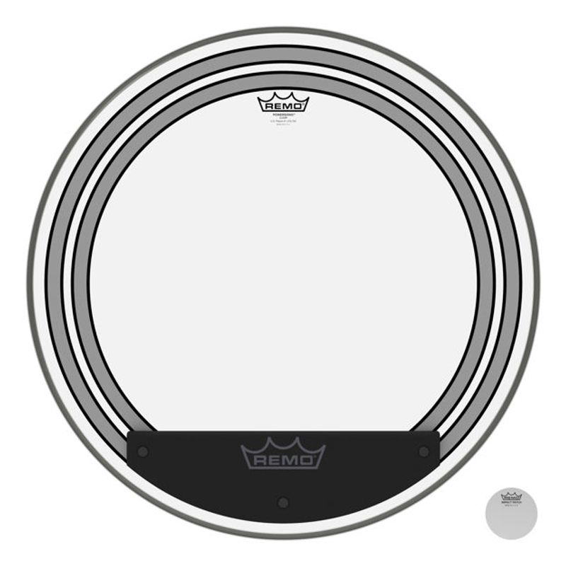 Remo Powersonic Clear 20'' Basstrommeskinn