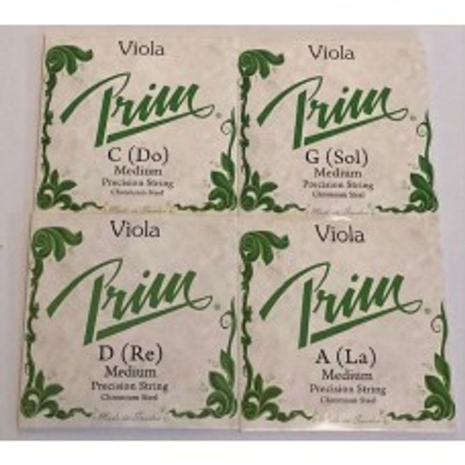 Hovedbilde Prim Bratsj Strenger SETT Kromstål, medium