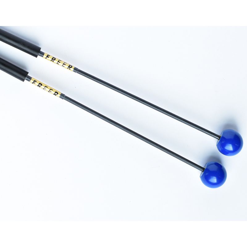Freer Percussion KBLF Klokkespill Mallets, Blue Bakelite Ball